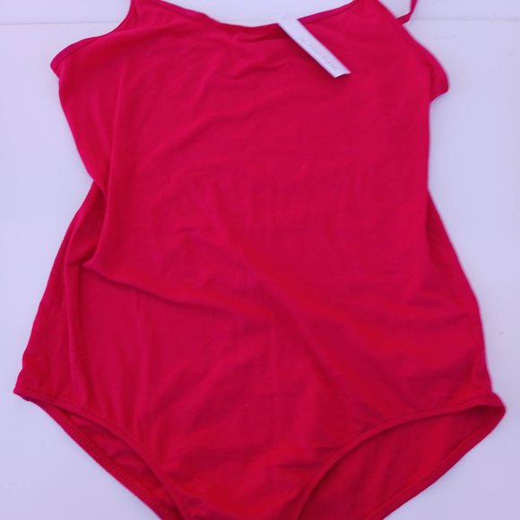 Active Basic Size L Red Women's Swim Suit - Picture 4 of 10